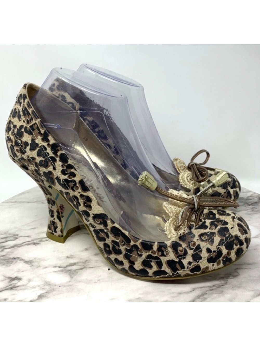 Irregular Choice Edna Leopard Tassel Bow Lace Rococo Pumps 10 Coquette Girl